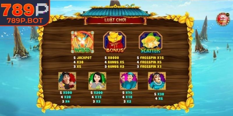 Biểu tượng và vòng thưởng độc đáo giúp vòng quay thêm kịch tính