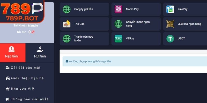 Quy trình nạp tiền hoàn tất trong 3 phút với xác thực tự động